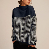 Romane | Pull Chic – Marineblau