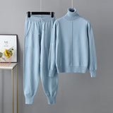 Briqel | Weiches Lounge Set für Damen Zuhause – Himmelblau