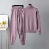 Briqel | Weiches Lounge Set für Damen Zuhause – Violett