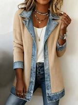 Britta | Modern-klassische Jacke – Apricot