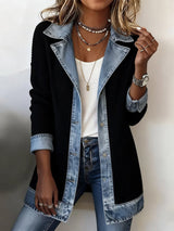 Britta | Modern-klassische Jacke – Schwarz