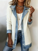 Britta | Modern-klassische Jacke – Weiß