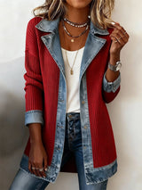 Britta | Modern-klassische Jacke – Rot