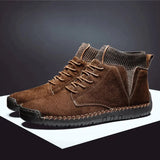 Klassische Stiefel für Männer-LUCA – Braun