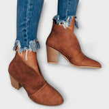 Zoe – Elegante Stiefeletten für jeden Tag – Braun