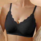 Bügelfreier Komfort-Bralette - Leah – Schwarz