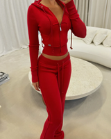 Audrina™ Weiche Alltagskleidung – Rot