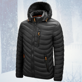 Huxley - herren retro-winterjacke – Schwarz
