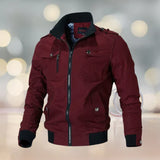 Oliver – stylische bomberjacke für herren – Rot