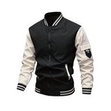 Stylische bomberjacke für herren – Schwarz