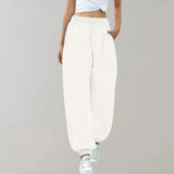 Umbressa – Stylische Jogginghose – Weiß