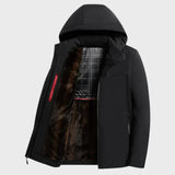 Dicke und wasserdichte jacke für den winter – Schwarz