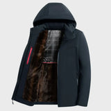 Dicke und wasserdichte jacke für den winter – Dunkelblau