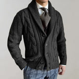 Avery | herrenjacke mit revers – Schwarz
