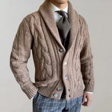 Avery | herrenjacke mit revers – Khaki