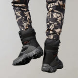 Hohe wanderstiefel für männer – Schwarz