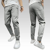 Tommaso | Premium Stretch Cargohose – Hellgrau
