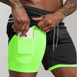 Adonis - Herren-Trainingsshorts – Schwarz