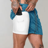 Adonis - Herren-Trainingsshorts – Blau