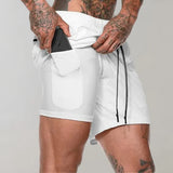 Adonis - Herren-Trainingsshorts – Weiß