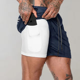 Adonis - Herren-Trainingsshorts – Marineblau