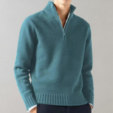 Warmer Fleece-Zip-Pullover für Herren | Perfekt für Outdoor-Aktivitäten – Grün