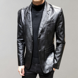 Schicke herren-blazer-jacke von kristoffer – Schwarz
