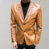 Schicke herren-blazer-jacke von kristoffer – Khaki