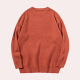 Herren-windjacke mit kaLässiger rundhalspullover für herrenpuze – Orange