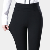 Stilvolle Stretch Damenhose - Elara – Schwarz