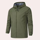 Herren-windjacke mit kapuze – Armeegrün