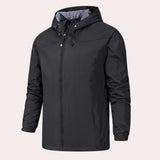 Herren-windjacke mit kapuze – Schwarz