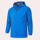 Herren-windjacke mit kapuze – Blau