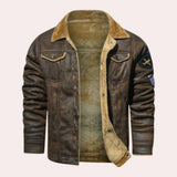 Stilvolle und bequeme herrenjacke – Braun