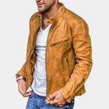 Leroy – klassische wetterfeste herrenjacke – Hellbraun