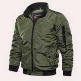 Nicolas - modische und winddichte herren-bomberjacke – Grün
