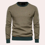 Oli – weicher und warmer herrenpullover – Grün