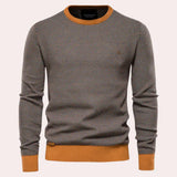 Oli – weicher und warmer herrenpullover – Orange
