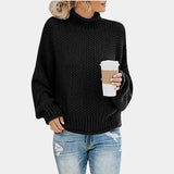 Weicher und stylischer damenpullover – Schwarz