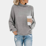 Weicher und stylischer damenpullover – Grau