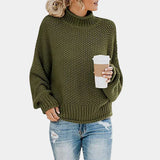 Weicher und stylischer damenpullover – Grün