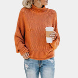 Weicher und stylischer damenpullover – Orange