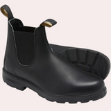 Lässige damenstiefel – Schwarz