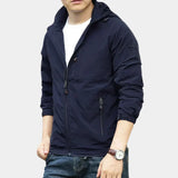 Atmungsaktive cargo-jacke für männer – Hellblau