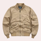 Klassisch – bomberjacke für herren – Khaki