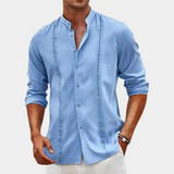 Stylisches herrenhemd – Blau