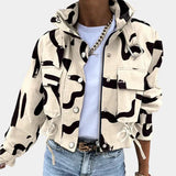Shereen – trendige damenjacke – Apricot