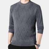 Garry – stylischer herrenpullover – Grau