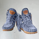 Orina - gepolsterte orthopädische Stiefel – Blau