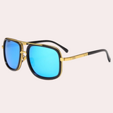 Stilvolle polarisierte Sonnenbrille für Herren | UV-Schutz – Blau